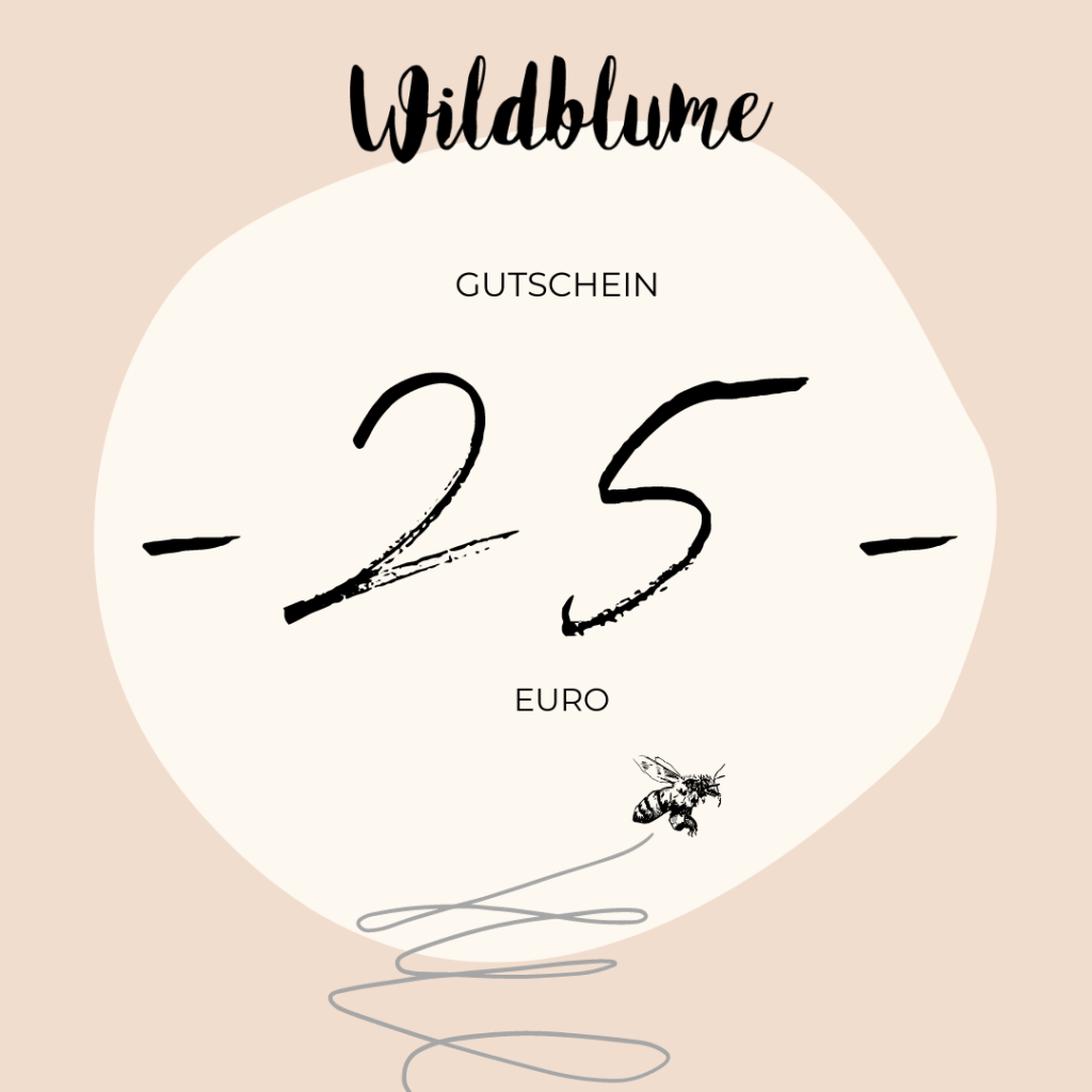 Wildblume Gutschein